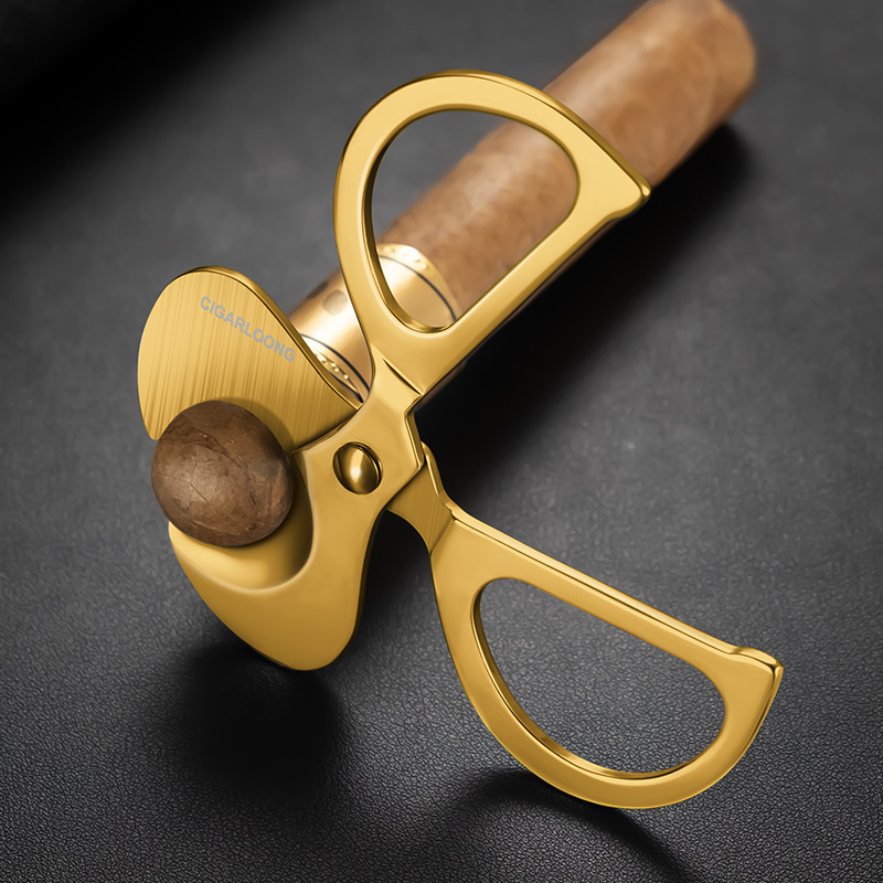 Cigar Cutter Set - Tagliacigari Portatile in Acciaio Inossidabile, Forbici