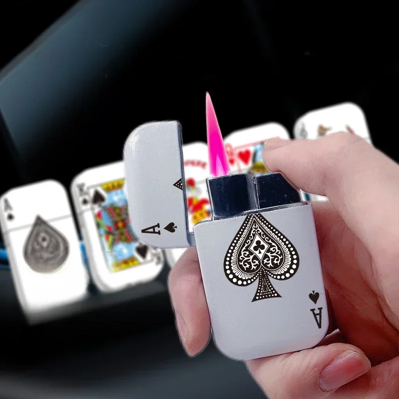Men Accessories Pk - Mini Accendino a Gas Stile Poker