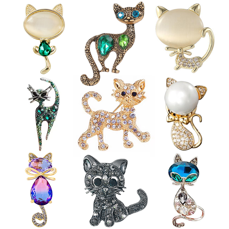 Men'S Accessories Trends 2025 - Simpatico gatto spilla per uomo donna