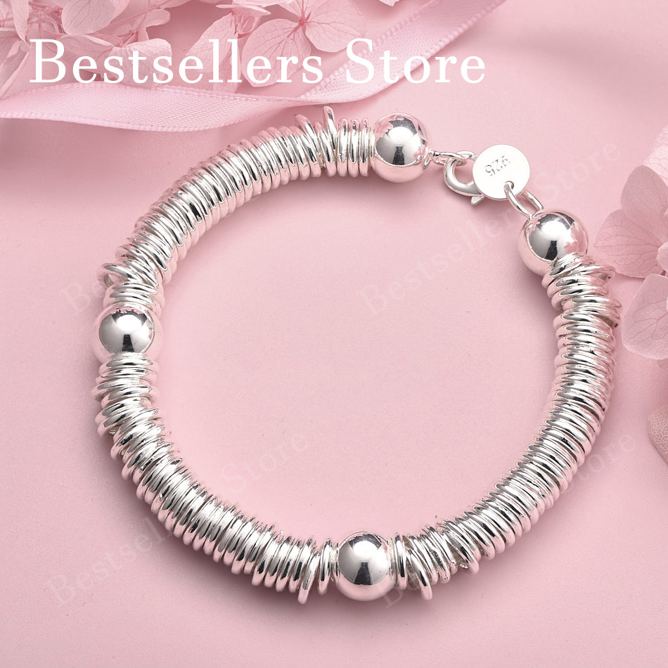 Men Accessories Ring And Bracelet - Bracciale multiringo raffinato da 8 pollici