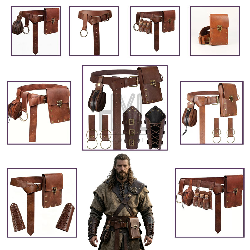 Men Accessories For Party - Set di Accessori Medievali Vichinghi, Accessori