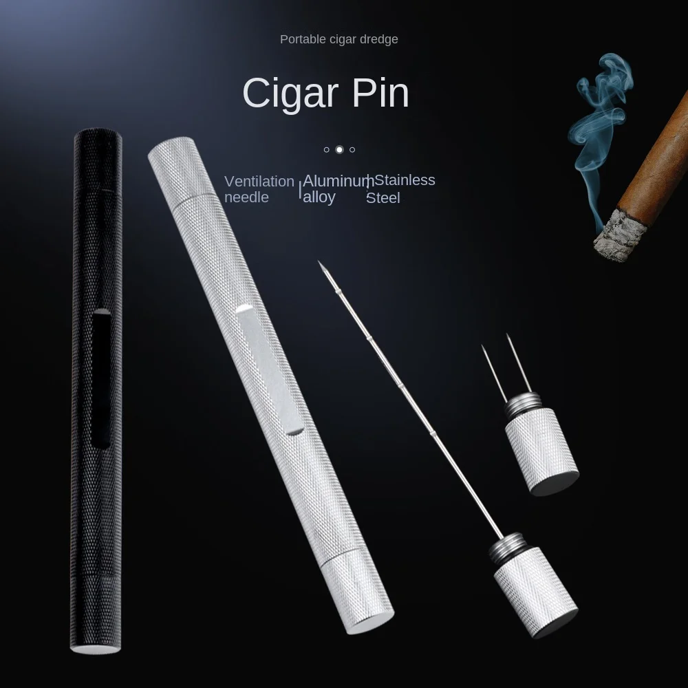 Cigar Cutter Set - Peso leggero seghettato Sigaro Ago di