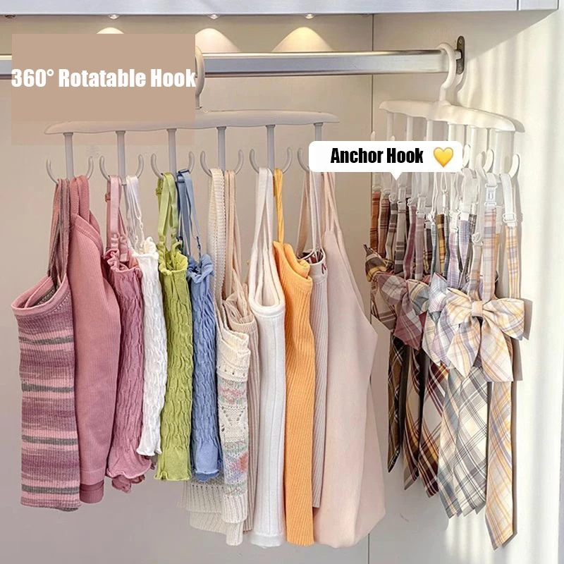 Men'S Accessories Wardrobe - 6 ganci appendiabiti per reggiseno portaoggetti
