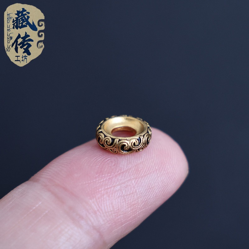 Men Accessories Ring And Bracelet - Anello Tang 18K, perline distaccabili per