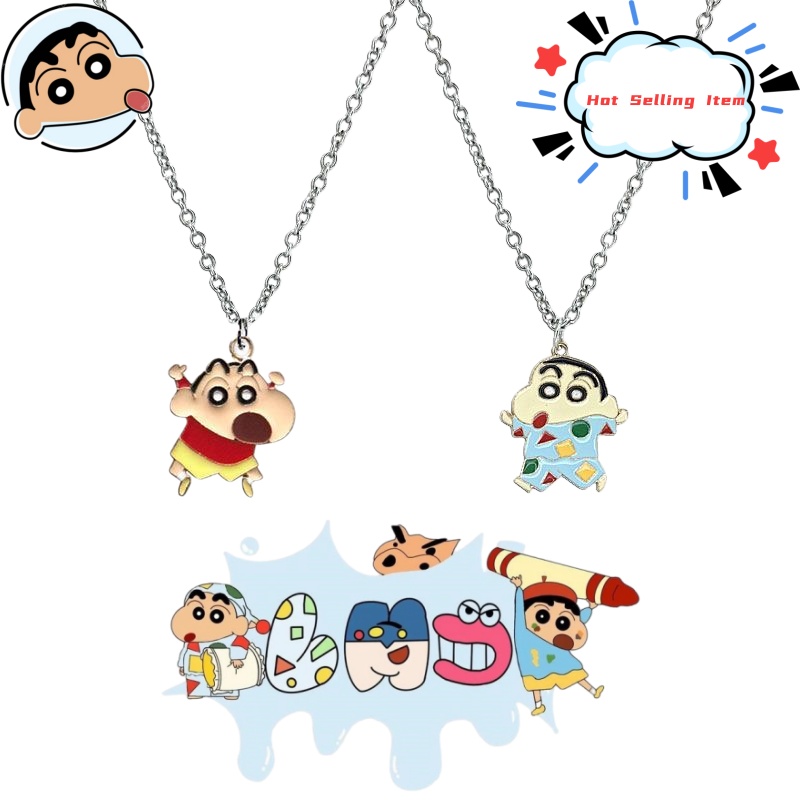 Men Accessories For Birthday Gift - Collana con ciondolo a tema Crayon