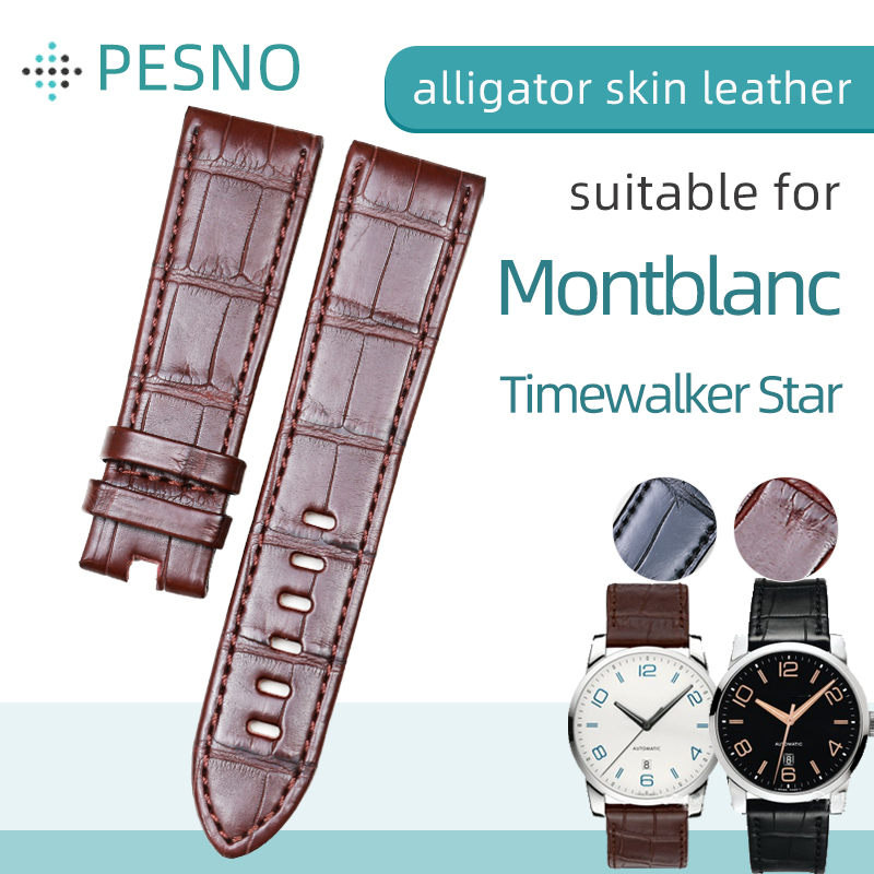 Men'S Accessories Montblanc - Pesno nero marrone accessori per orologi