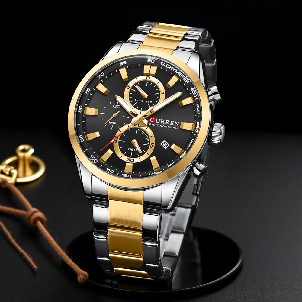 Men Accessories Jewelry - CURREN Casual Quarzo Crono Orologi sportivi