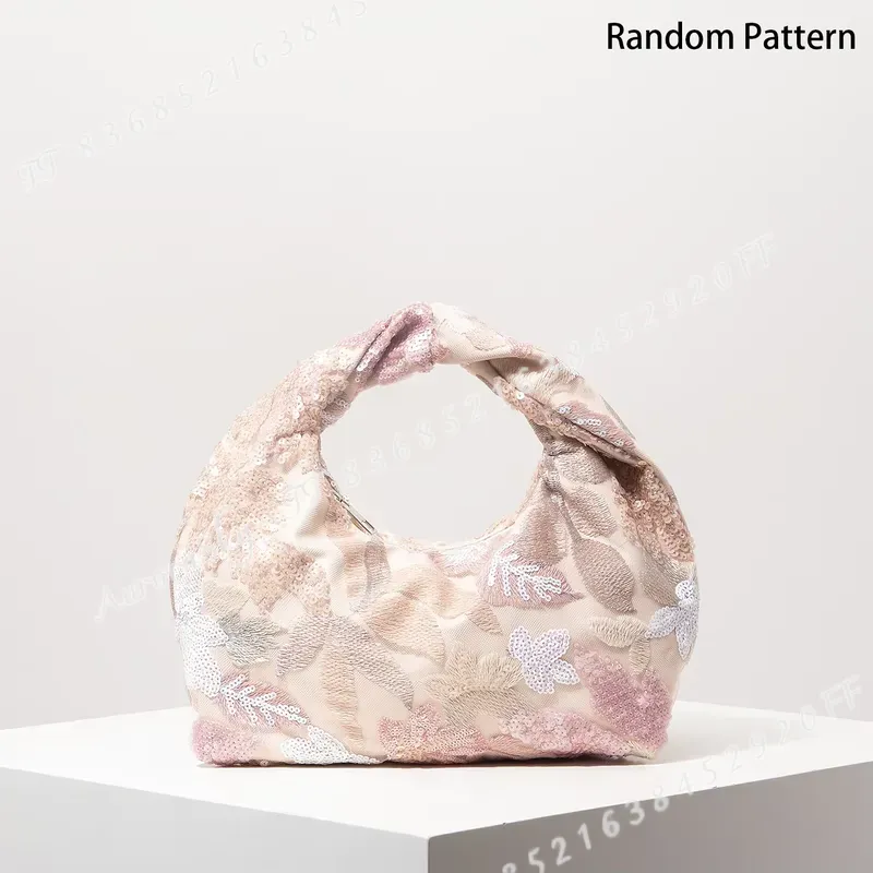 Men Accessories Wedding - Borsa di Lusso con Paillettes per