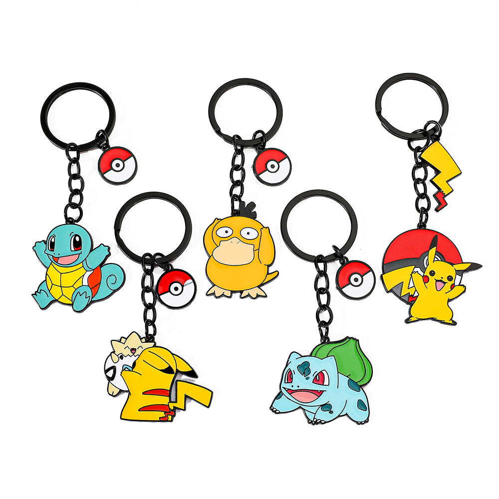 Men Accessories Wholesale - Portachiavi Pokemon Kawaii per ragazzi e