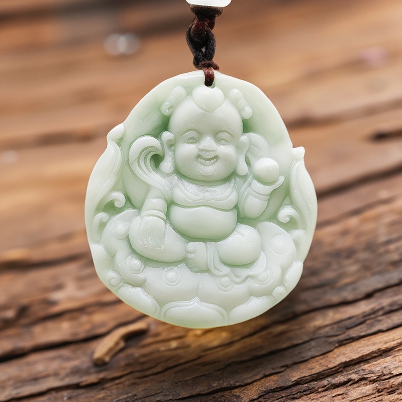 Men Accessories Jewelry - Collana con ciondolo Nezha in vera
