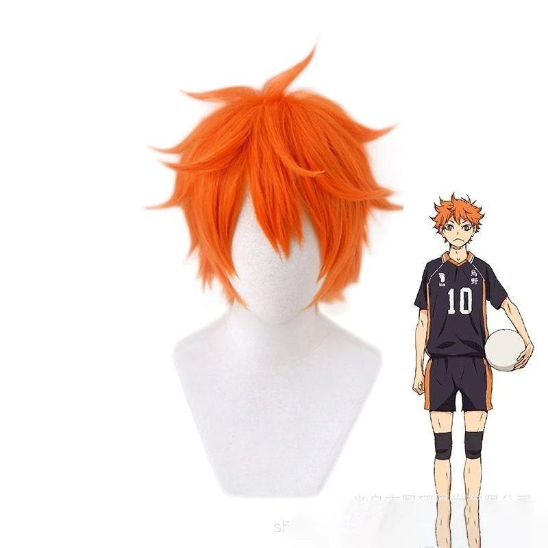 Men Accessories To Wear - Anime Haikyu!! Parrucca Cosplay Hinata Shoyo