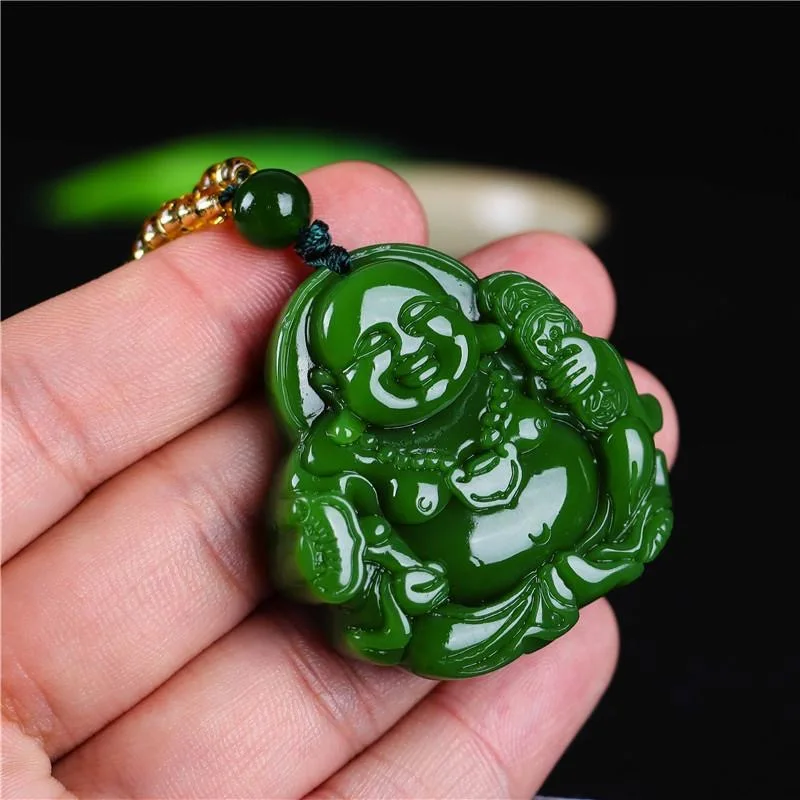 Cinese Verde Giada Buddha Mait - Men Accessories Jewelry recensione e prezzo