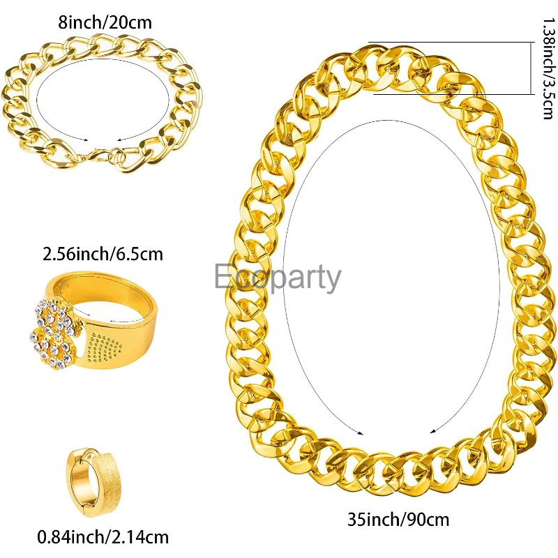 Set di accessori per costumi h - Men Accessories Ring And Bracelet recensione e prezzo