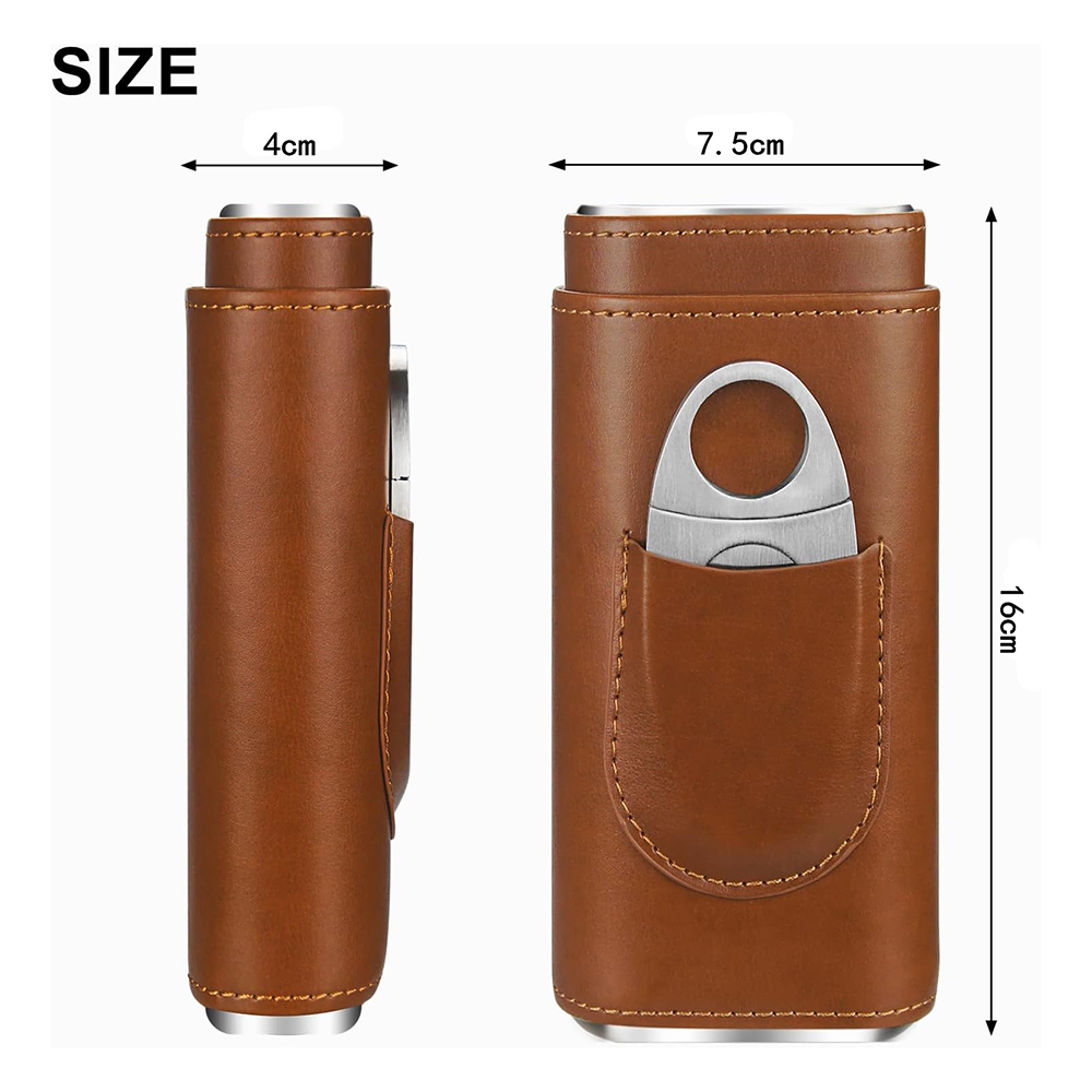 LMETJMA Portasigari in Pelle a - Cigar Cutter Set recensione e prezzo