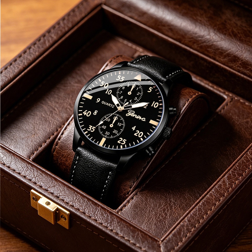 Elegante Set di 4 Pezzi per Uo - Men Accessories Ring And Bracelet recensione e prezzo
