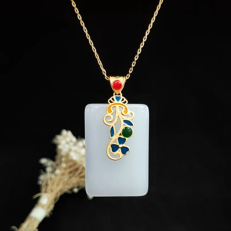 Collana con ciondolo in giada  - Men Accessories Jewelry recensione e prezzo