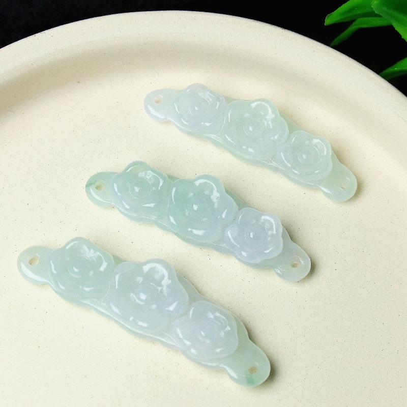 1 Pezzo Fiore in Giada Natural - Men Accessories Jewelry recensione e prezzo