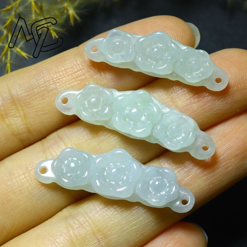1 Pezzo Fiore in Giada Natural - Men Accessories Jewelry recensione e prezzo