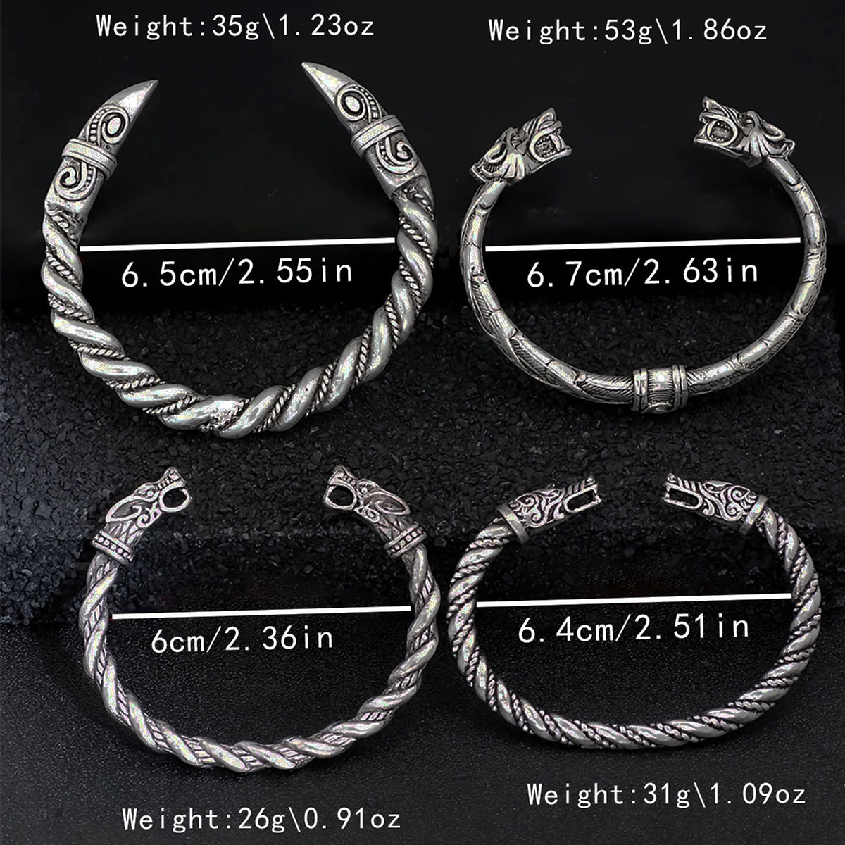 Set di braccialetti a becco di - Men Accessories Ring And Bracelet recensione e prezzo