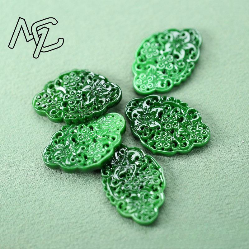2 Pezzi DIY Smeraldo Verde Nat - Men Accessories Jewelry recensione e prezzo