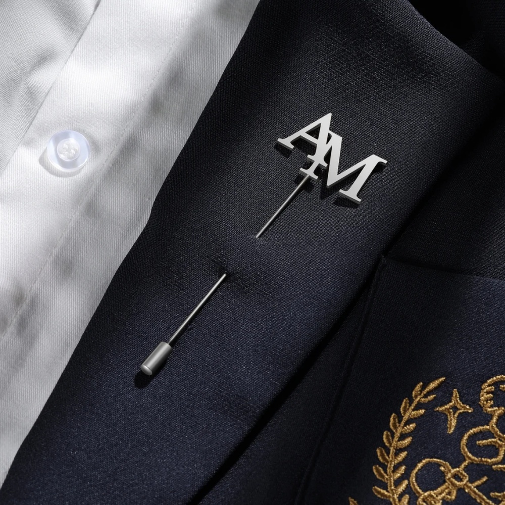 Spilla con Iniziali Personaliz - Men Accessories Brooch recensione e prezzo