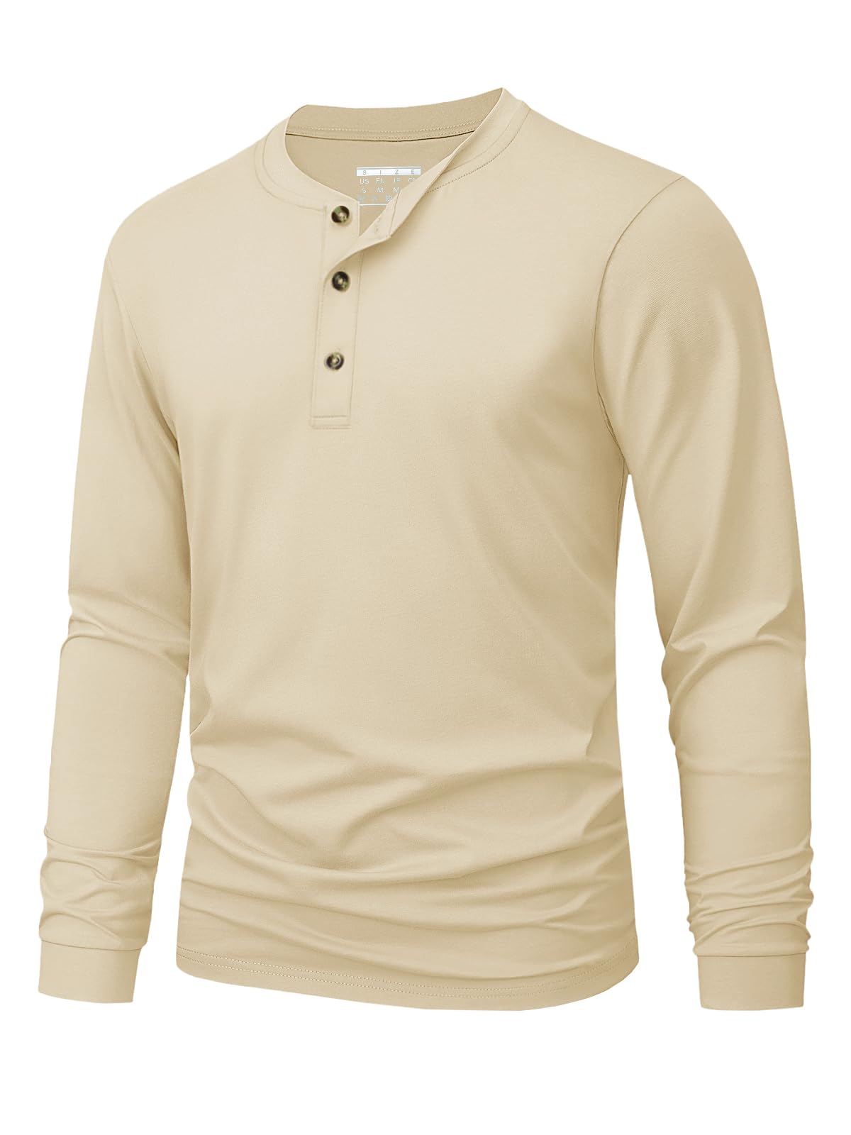 T-shirt Henley da uomo, tinta  - Men'S Accessories Clothing recensione e prezzo