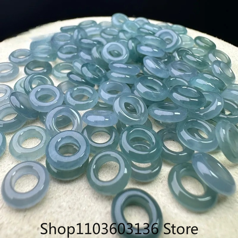 10 pz Una Giada Verde Blu Anel - Men Accessories Ring And Bracelet recensione e prezzo