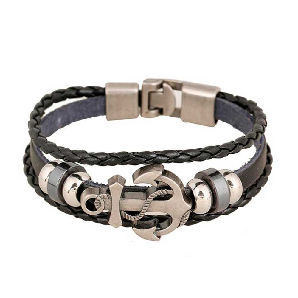 Braccialetti di corda di cuoio - Men Accessories Pk recensione e prezzo