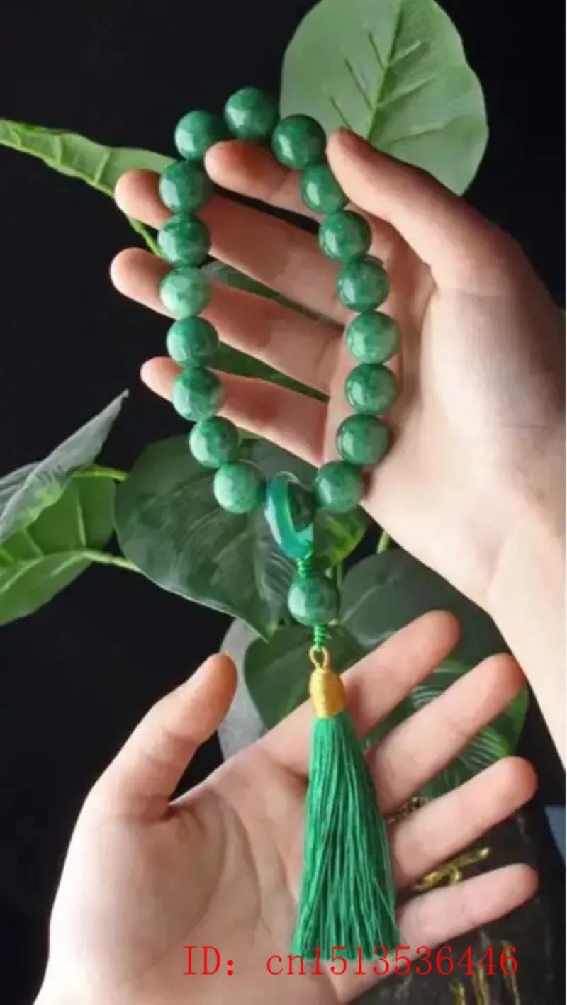 Green Jade Stone 12mm Beads na - Men Accessories Jewelry recensione e prezzo